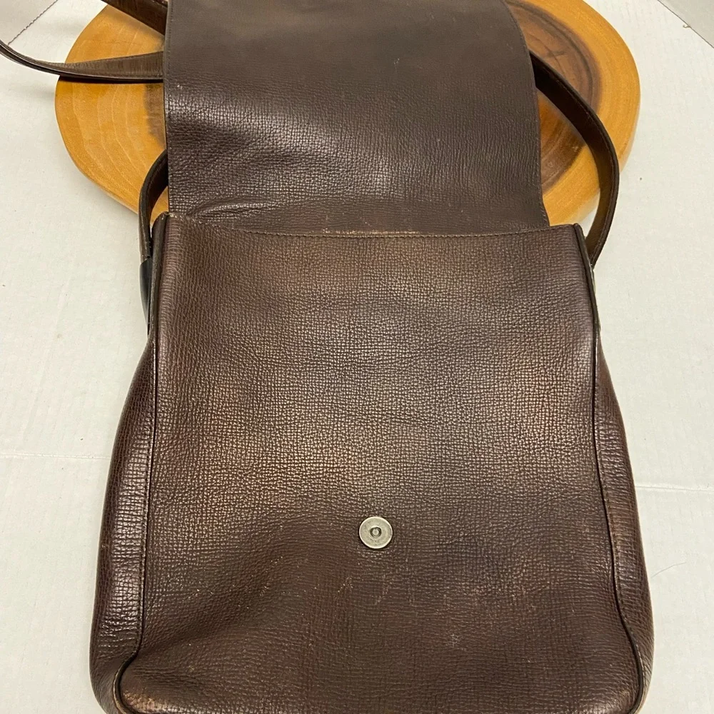 Salvatore Ferragamo Pebbled Leather Unisex Crossbody